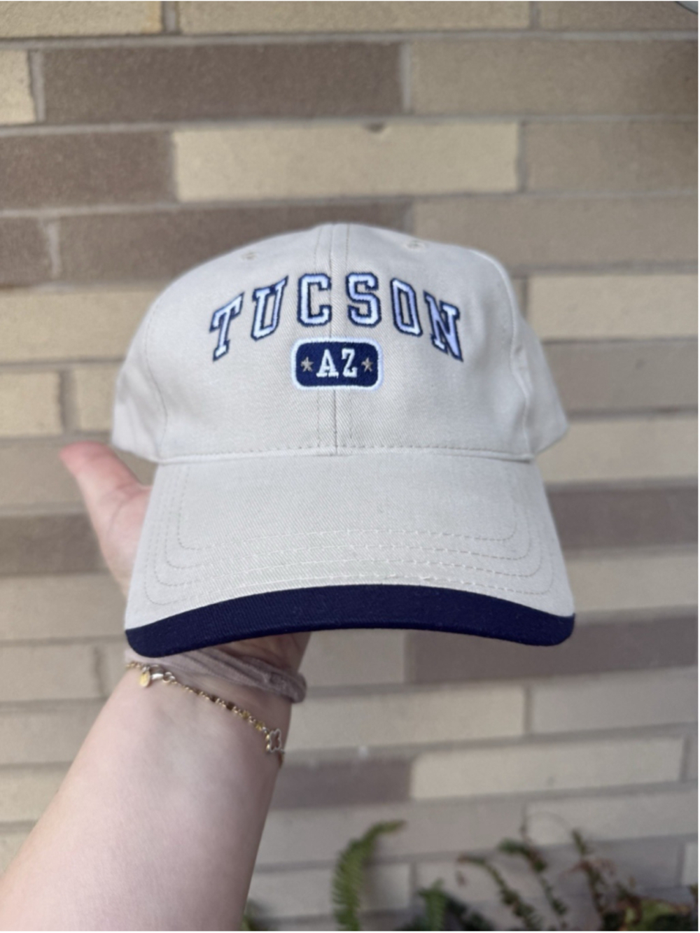 Vintage Tucson Arizona Baseball Cap Hat Lid Embroidered Cotton